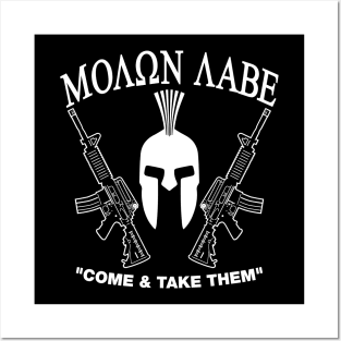 Mod.39 Molon Labe Greek Spartan Posters and Art